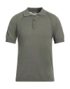 Daniele Fiesoli Man Sweater Military Green Size M Linen, Cotton In Green