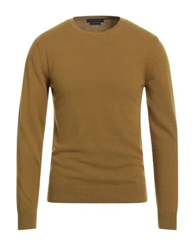 Daniele Fiesoli Man Sweater Military Green Size M Merino Wool, Cashmere