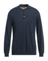 Daniele Fiesoli Man Sweater Navy Blue Size L Cotton