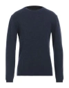 Daniele Fiesoli Man Sweater Navy Blue Size L Geelong Wool