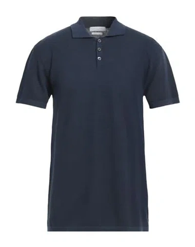 Daniele Fiesoli Man Sweater Navy Blue Size Xxl Cotton In Navy Blue