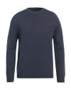 Daniele Fiesoli Man Sweater Navy Size L Merino Wool