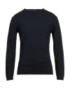 Daniele Fiesoli Man Sweater Navy Size L Merino Wool