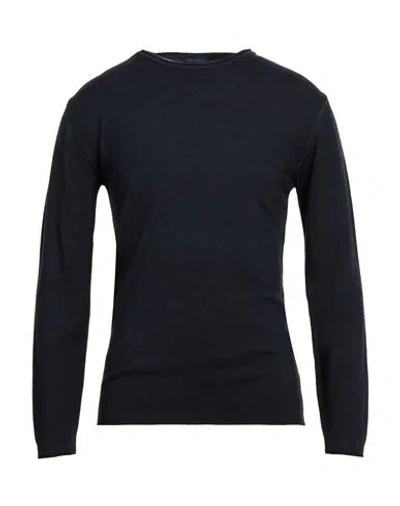 Daniele Fiesoli Man Sweater Navy Size L Merino Wool