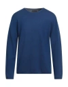 Daniele Fiesoli Man Sweater Navy Size L Virgin Wool