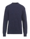 Daniele Fiesoli Man Sweater Navy Size L Virgin Wool, Polyamide