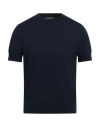 Daniele Fiesoli Man Sweater Navy Size M Cotton