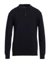 Daniele Fiesoli Man Sweater Navy Size Xl Wool, Cashmere