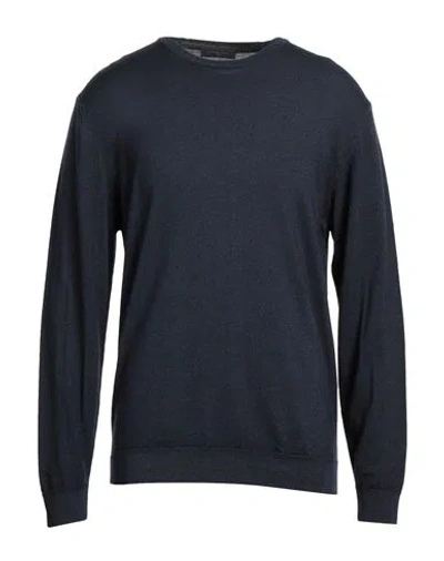 Daniele Fiesoli Man Sweater Navy Blue Size 3xl Merino Wool