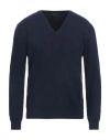 Daniele Fiesoli Man Sweater Navy Size Xxl Wool, Cashmere