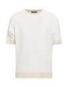 Daniele Fiesoli Man Sweater Off White Size L Cotton