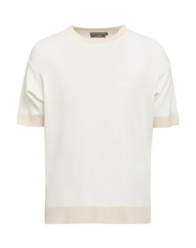 Daniele Fiesoli Man Sweater Off White Size L Cotton