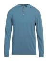 Daniele Fiesoli Man Sweater Pastel Blue Size L Cotton
