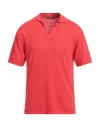 Daniele Fiesoli Man Sweater Red Size Xl Cotton, Polyamide In Red