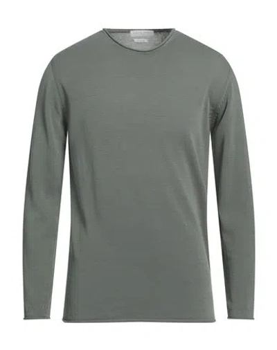 Daniele Fiesoli Man Sweater Sage Green Size L Cotton