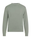 Daniele Fiesoli Man Sweater Sage Green Size M Cotton