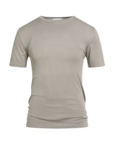 Daniele Fiesoli Man Sweater Sage Green Size M Silk In Gray