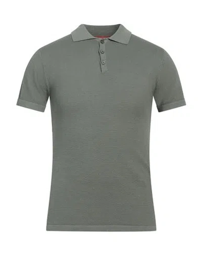 Daniele Fiesoli Man Sweater Sage Green Size S Cotton In Sage Green