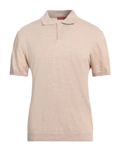Daniele Fiesoli Man Sweater Sand Size M Linen, Cotton In Beige