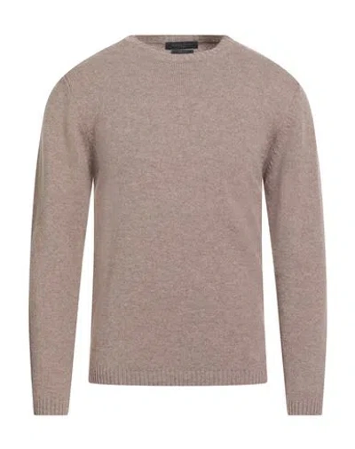 Daniele Fiesoli Man Sweater Sand Size M Merino Wool In Beige