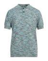 Daniele Fiesoli Man Sweater Sky Blue Size Xxl Cotton, Polyamide