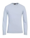 Daniele Fiesoli Man Sweater Sky Blue Size M Wool, Cashmere