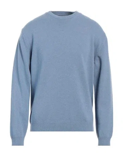 Daniele Fiesoli Man Sweater Sky Blue Size S Wool, Cashmere