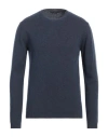 Daniele Fiesoli Man Sweater Slate Blue Size L Geelong Wool