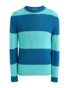 Daniele Fiesoli Man Sweater Slate Blue Size L Organic Cotton, Polyamide