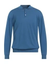 Daniele Fiesoli Man Sweater Slate Blue Size Xl Cotton