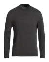 Daniele Fiesoli Man Sweater Charcoal Size Xl Merino Wool, Polyamide, Cashmere In Grey