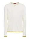 Daniele Fiesoli Man Sweater White Size L Cotton In White