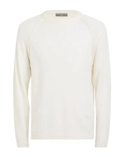 Daniele Fiesoli Man Sweater White Size Xxl Linen, Cotton
