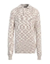 Daniele Fiesoli Man Sweater White Size L Merino Wool, Recycled Polyamide, Recycled Nylon In White