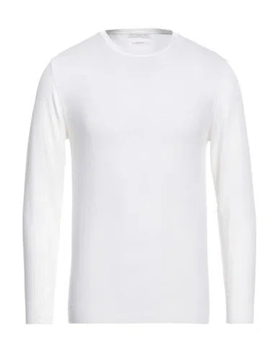 Daniele Fiesoli Man Sweater White Size M Cotton In White