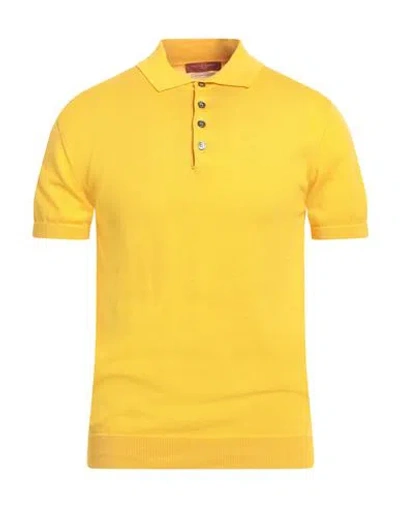 Daniele Fiesoli Man Sweater Yellow Size M Cotton
