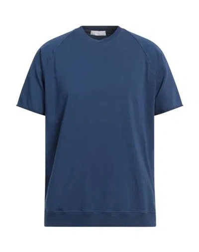 Daniele Fiesoli Man Sweatshirt Blue Size M Cotton, Elastane