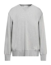 Daniele Fiesoli Man Sweatshirt Grey Size Xxl Cotton, Elastane