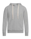 Daniele Fiesoli Man Sweatshirt Light Grey Size L Cotton, Elastane