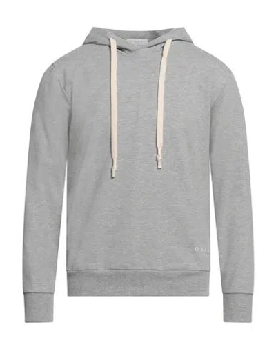 Daniele Fiesoli Man Sweatshirt Light Grey Size L Cotton, Elastane In Grey