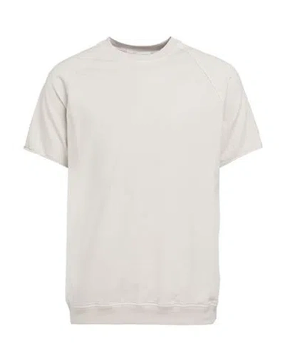 Daniele Fiesoli Man Sweatshirt Light Grey Size S Cotton, Elastane