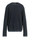 Daniele Fiesoli Man Sweatshirt Navy Blue Size Xxl Cotton