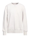 Daniele Fiesoli Man Sweatshirt Off White Size L Cotton, Elastane