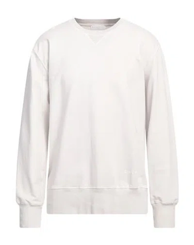 Daniele Fiesoli Man Sweatshirt Off White Size L Cotton, Elastane