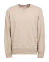 Daniele Fiesoli Man Sweatshirt Taupe Size M Cotton, Elastane In Grey