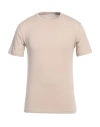 Daniele Fiesoli Man T-shirt Beige Size S Cotton, Elastane