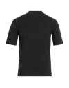 Daniele Fiesoli Man T-shirt Black Size S Cotton, Elastane In Black