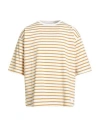Daniele Fiesoli Man T-shirt Camel Size L Cotton In Orange