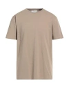 Daniele Fiesoli Man T-shirt Dove Grey Size Xxl Cotton, Elastane