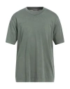 Daniele Fiesoli Man T-shirt Military Green Size M Cotton In Green